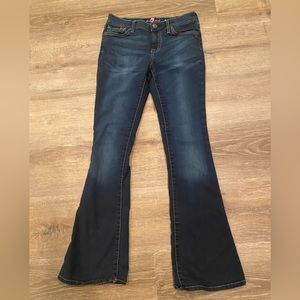 7 for all Mankind flare jeans - dark wash